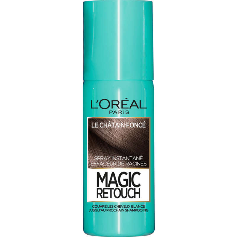 Magic Retouch Spray Retouche Racines Châtain Foncé 75ml