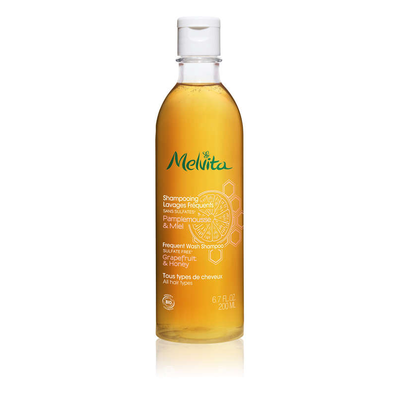 Melvita Shampooing pamplemousse et miel bio 200ml