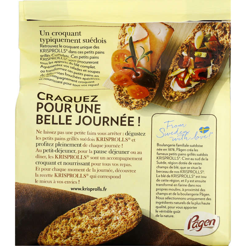 Krisprolls Petits Pains Suédois Complets 240g
