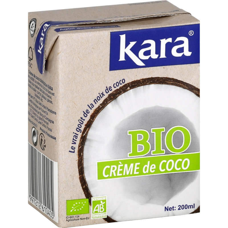 Kara Crème de Coco Bio 200ml