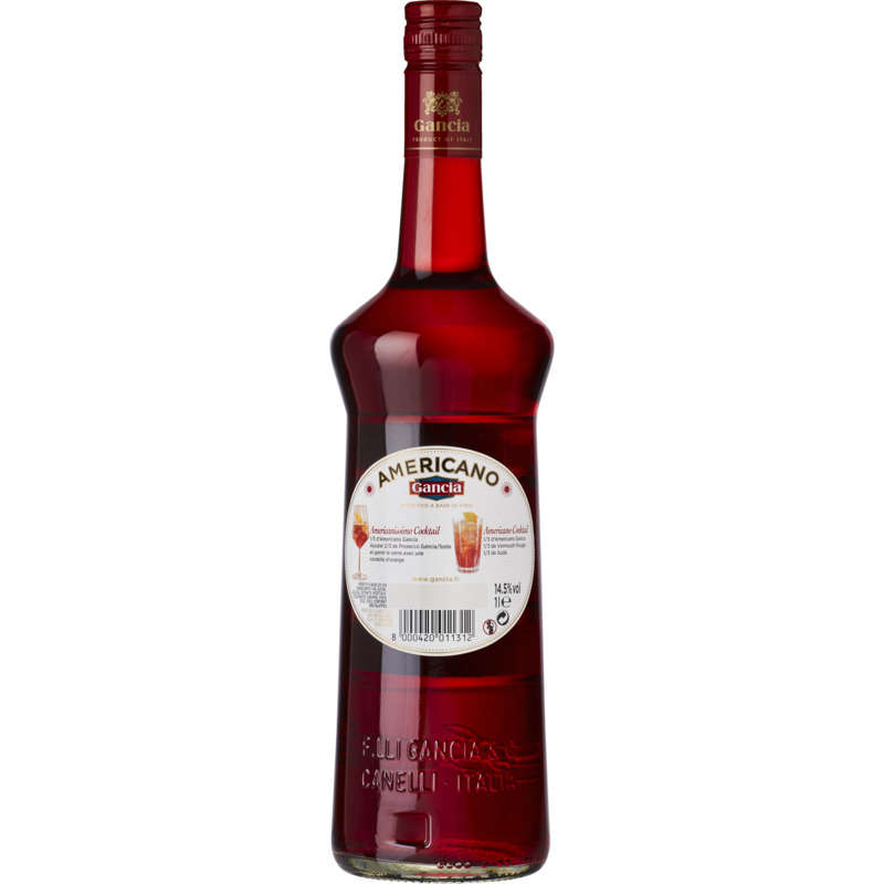 Gancia Apéritif À Base De Vin Et D'Extraits Végétaux 1L