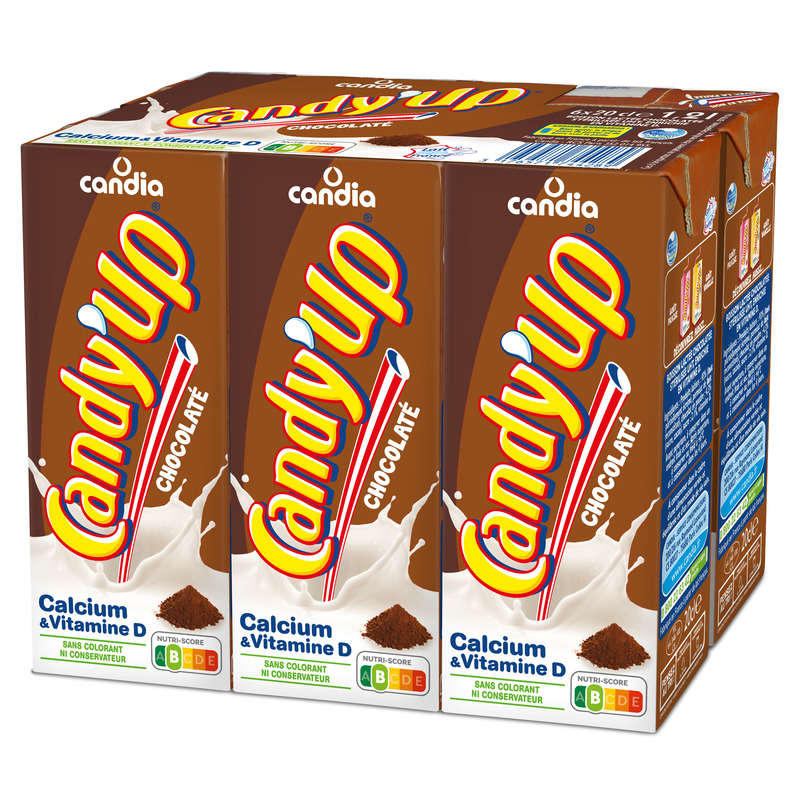 Candia Candy'up Lait Chocolatée Le Pack De 6x20cl