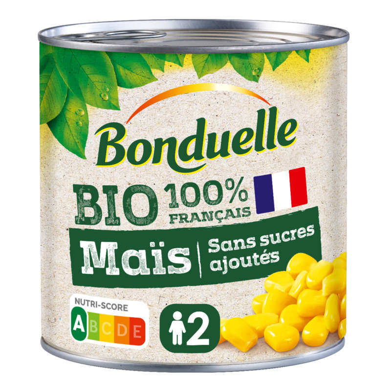 Bonduelle Maïs sans sucre ajouté Bio 285g