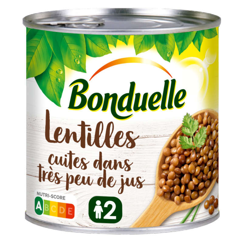 Bonduelle Lentilles cuites dans très peu de jus 265g