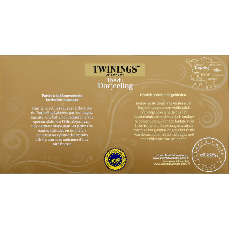 Twinnings Thé Noir Du Darjeeling Fruité & Boisé 25 Sachets - 50g