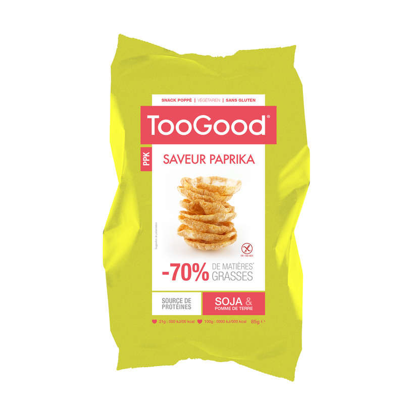 Toogood Snack poppé Paprika 85g