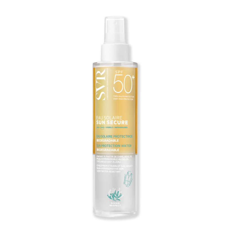 SVR Sun Secure Eau Solaire Protectrice Biodégradable SP50+ 200ml