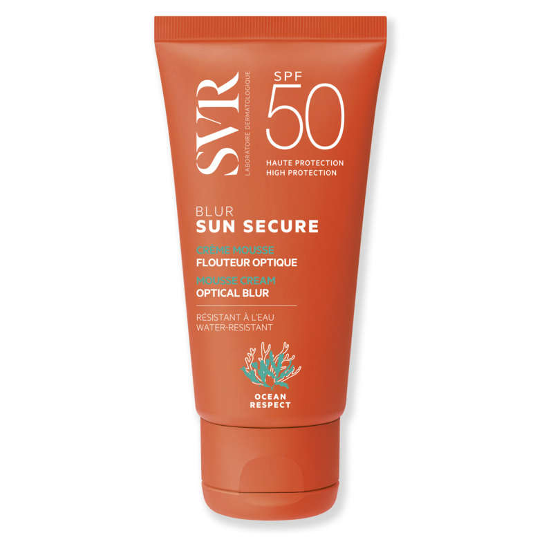 SVR Sun Secure Blur SPF50+ Crème Mousse Flouteur Optique 50ml