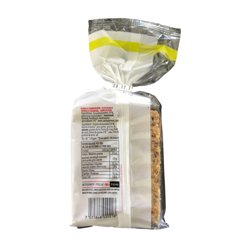 Sigdal Craquants norvégiens Quinoa & Tournesol sans Gluten 190g