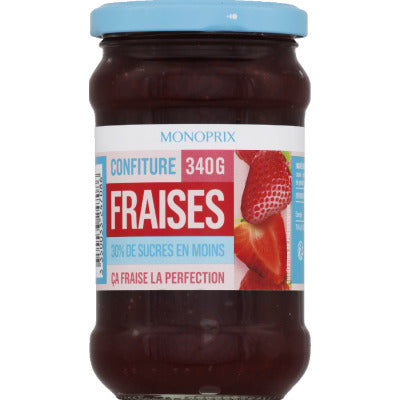 Monoprix Confiture Allégée Fraise 340g