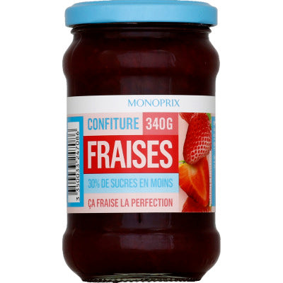 Monoprix Confiture Allégée Fraise 340g