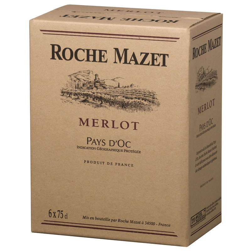 Roche Mazet Vin De Pays D'Oc Igp, Rouge 75cl