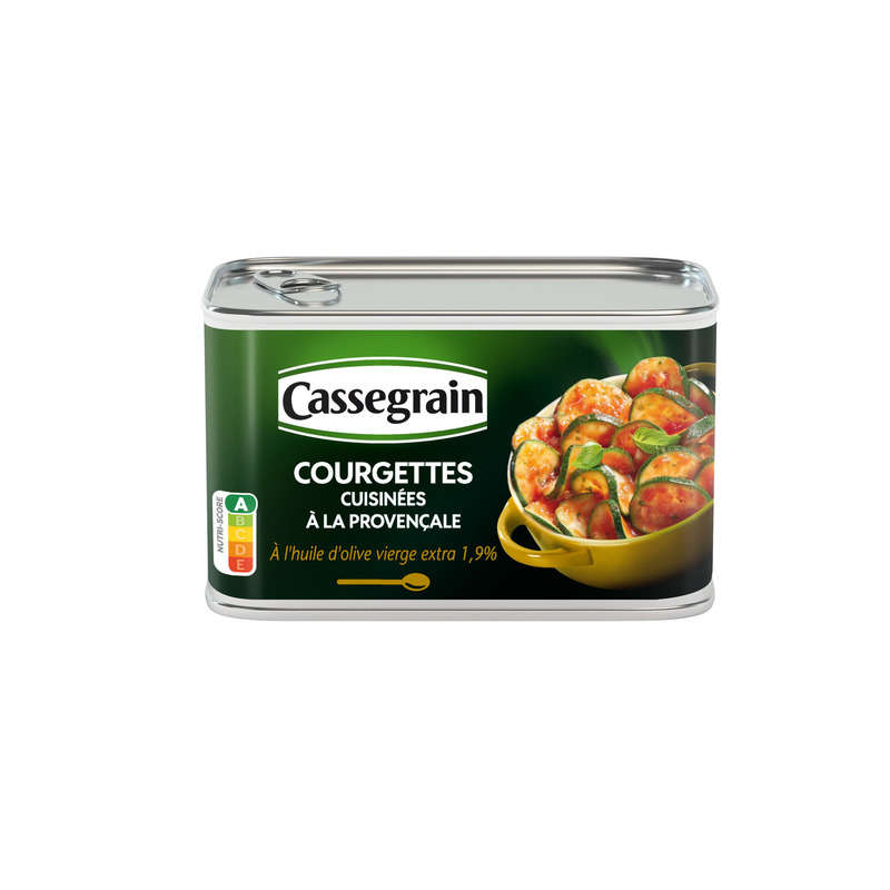 Cassegrain Courgettes Cuisinées à La Provençale 375g