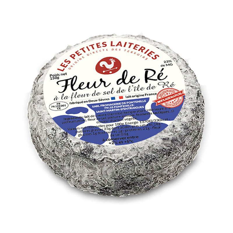 Les Petites Laiteries Fleur de Ré cendrée 150g