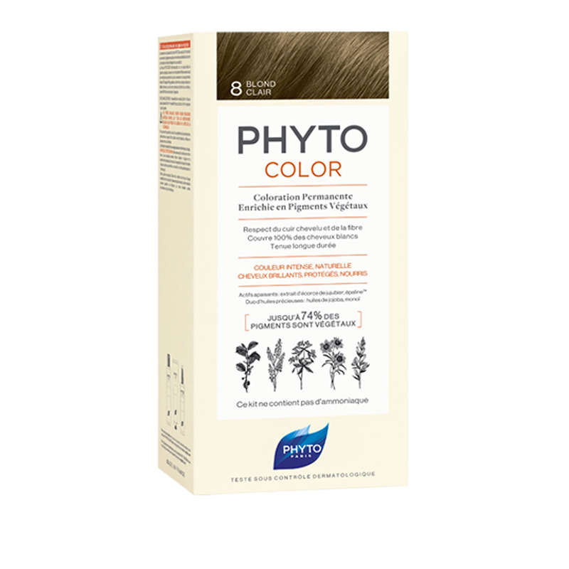 Phytocolor Coloration Permanente 8 Blond Clair