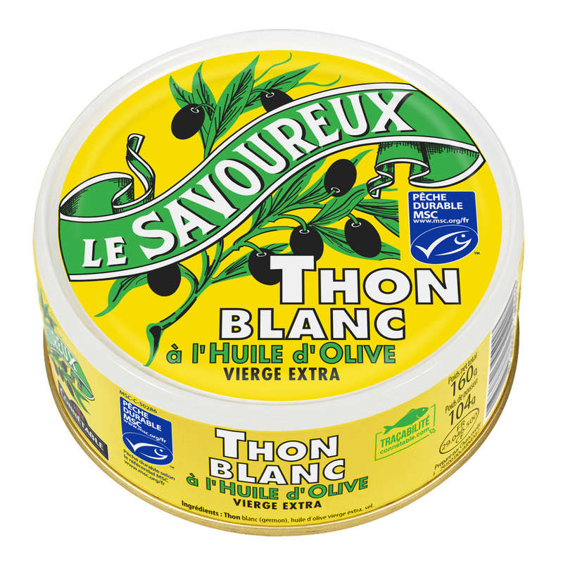 Connétable Thon Blanc à l'Huile d'Olive Vierge Extra 160g