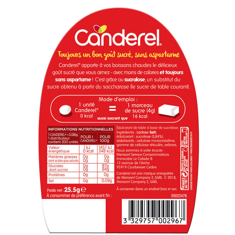 Canderel Édulcorant Sucralose 25,5g