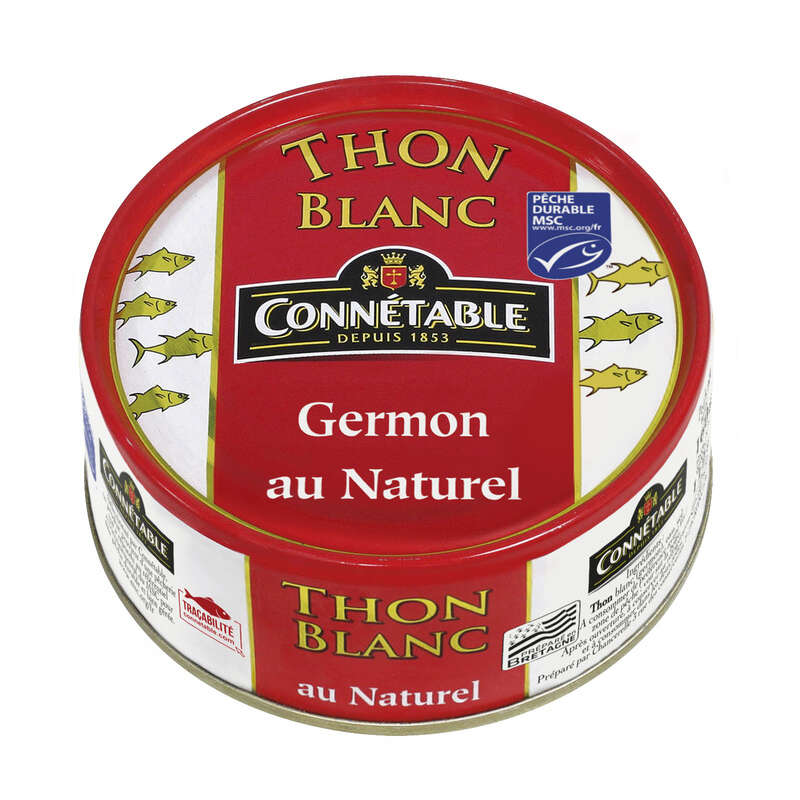 Connétable Thon Blanc Au Naturel 112G