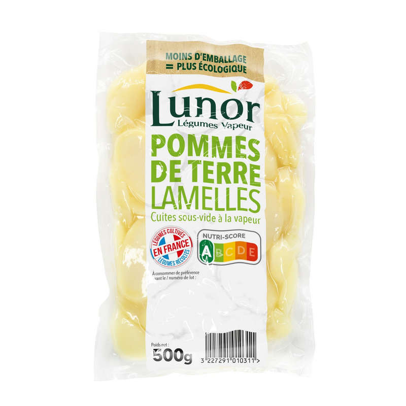 Lunor Pomme de Terre en Lamelle 500g