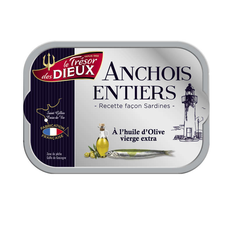 Le Trésor Des Dieux Anchois Entires Façon Sardine 80.5G