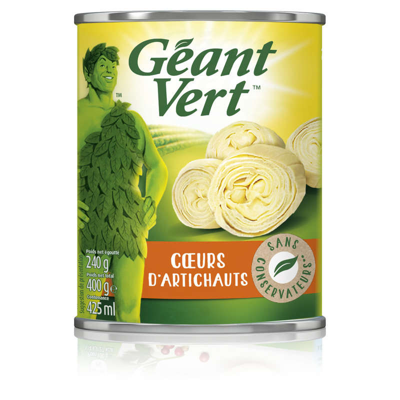 Géant Vert Cœurs d'Artichauts 240g
