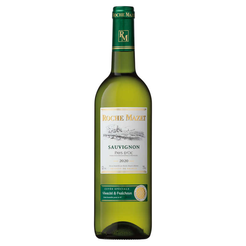 Roche Mazet Sauvignon Vin blanc de pays d'Oc IGP 75cl