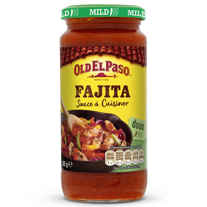 Old El Paso Sauce à Cuisiner pour Fajitas 395g