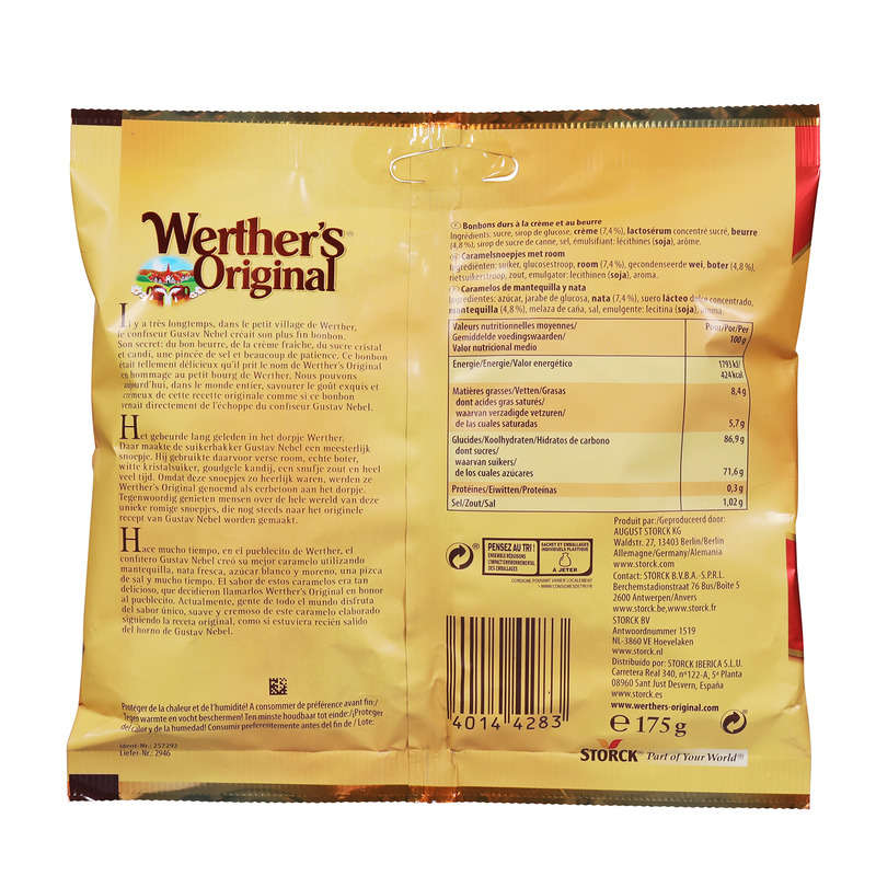 Werther's Original Bonbons Classiques sachet 175g