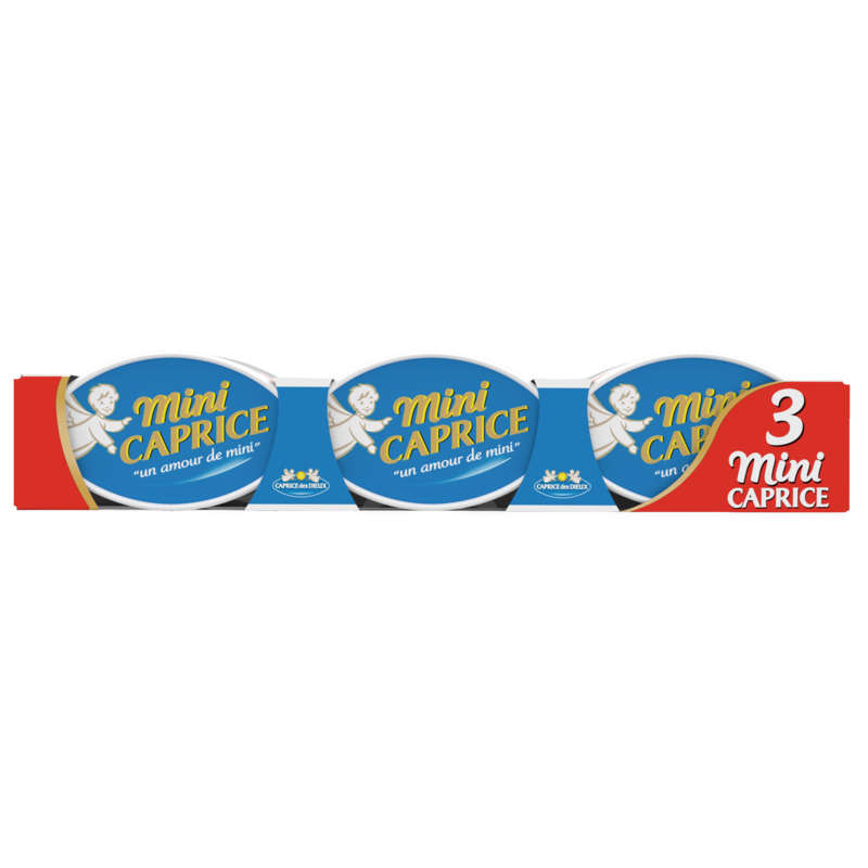 Caprice Des Dieux Mini Fromage À Pâtes Molle x3 Boîtes 150g