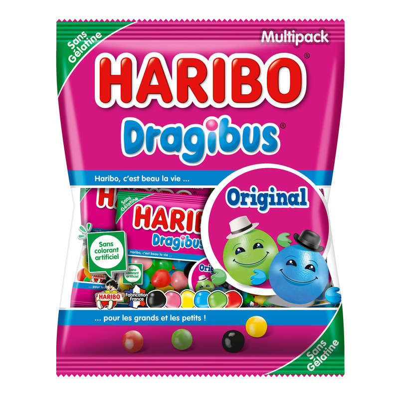 Haribo Bonbons Dragibus Original Multipack 250g