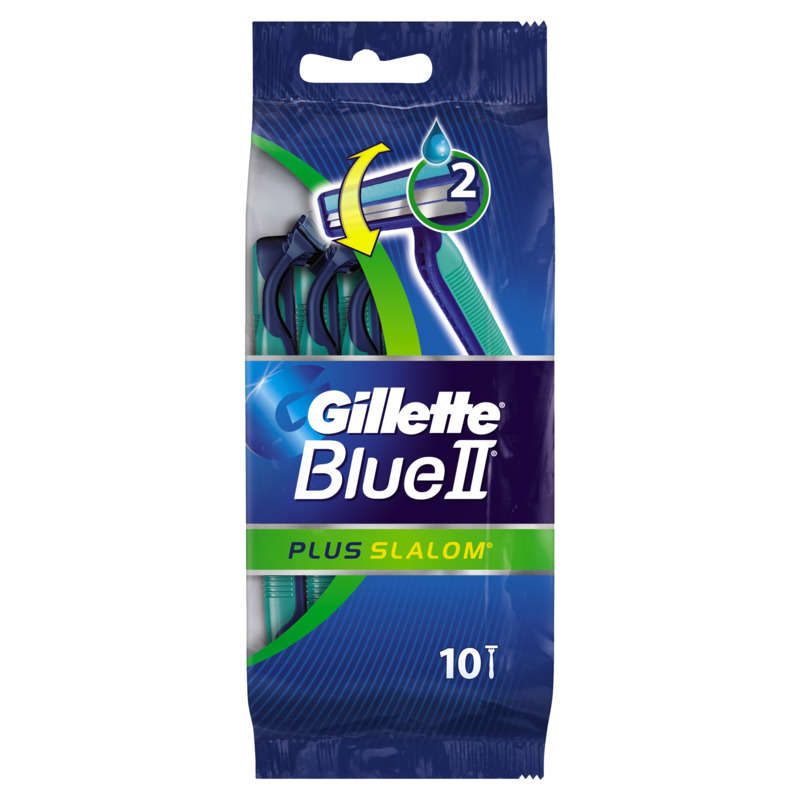 Gillette Rasoirs Jetables Blue Ii Plus Slalom x10