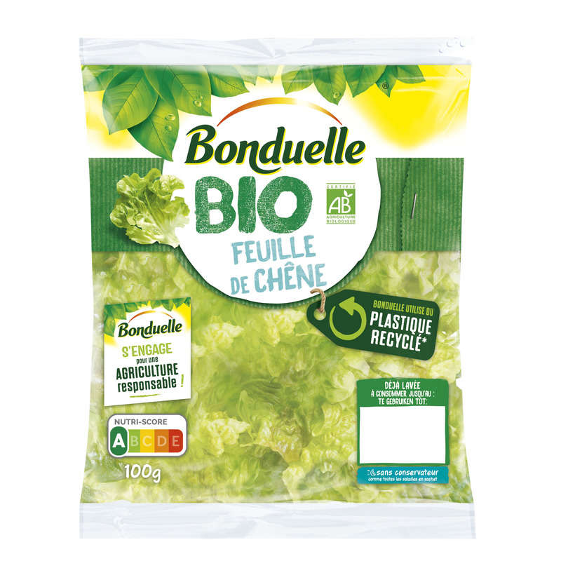 Bonduelle Feuille de chêne Bio 100g