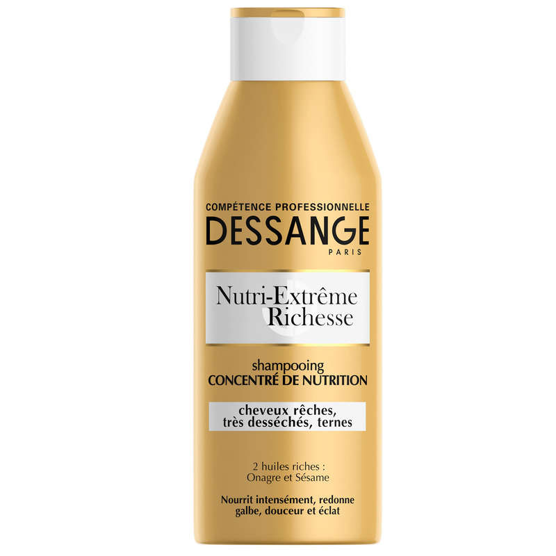 Dessange Nutri-Extrême Richesse Shampooing Nutrition Cheveux Secs 250ml