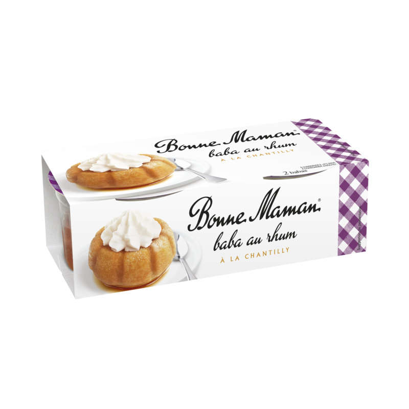 Bonne Maman Baba Au Rhum À La Chantilly 280g