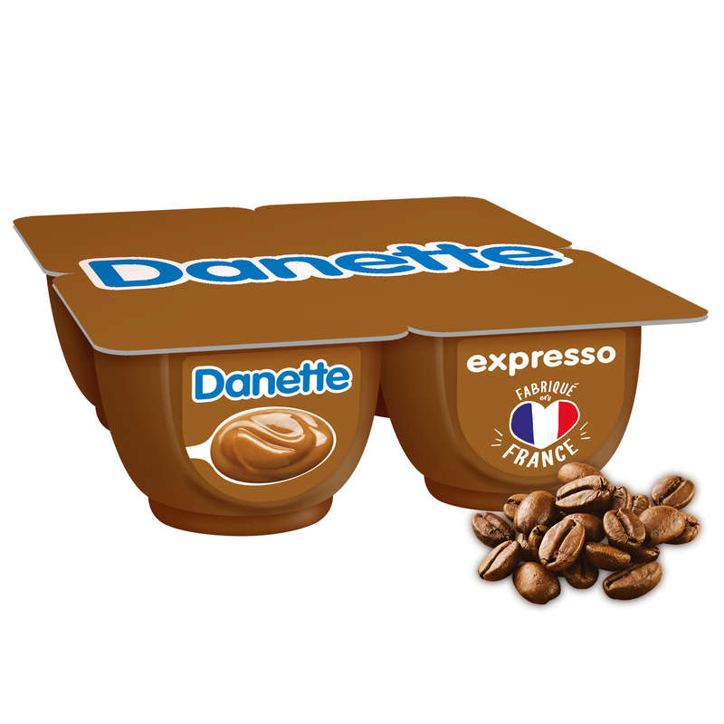 Danette Crème Dessert Café Expresso 4x125g