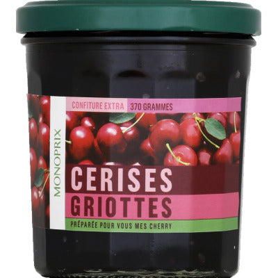 Monoprix Confiture Extra de Cerises Griottes 370g