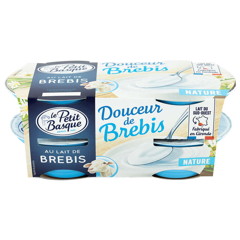 Le Petit Basque Douceur De Brebis Nature 4x100g