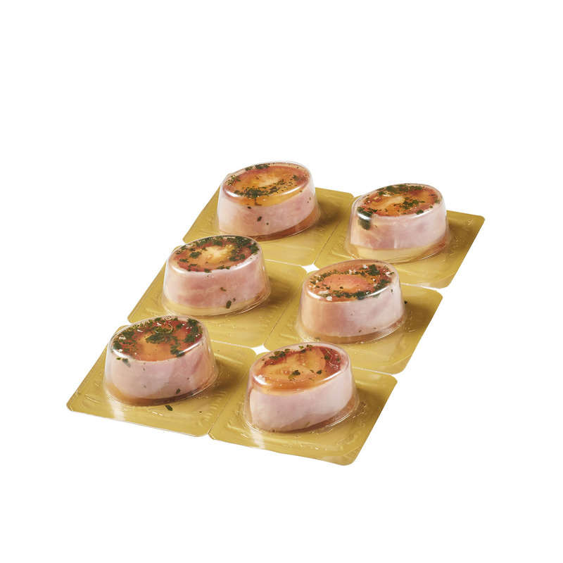 OEUF POCHE JAMBON (EMBALLAGE INDIVIDUEL OPERCULE)