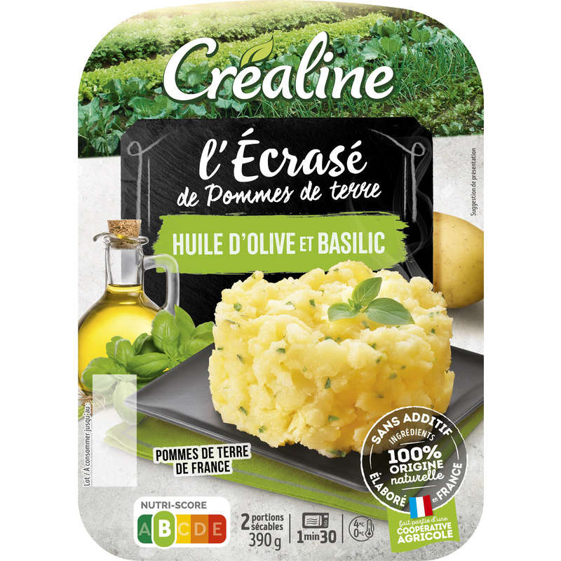 Créaline Ecrasé de pomme de terre 2x195g