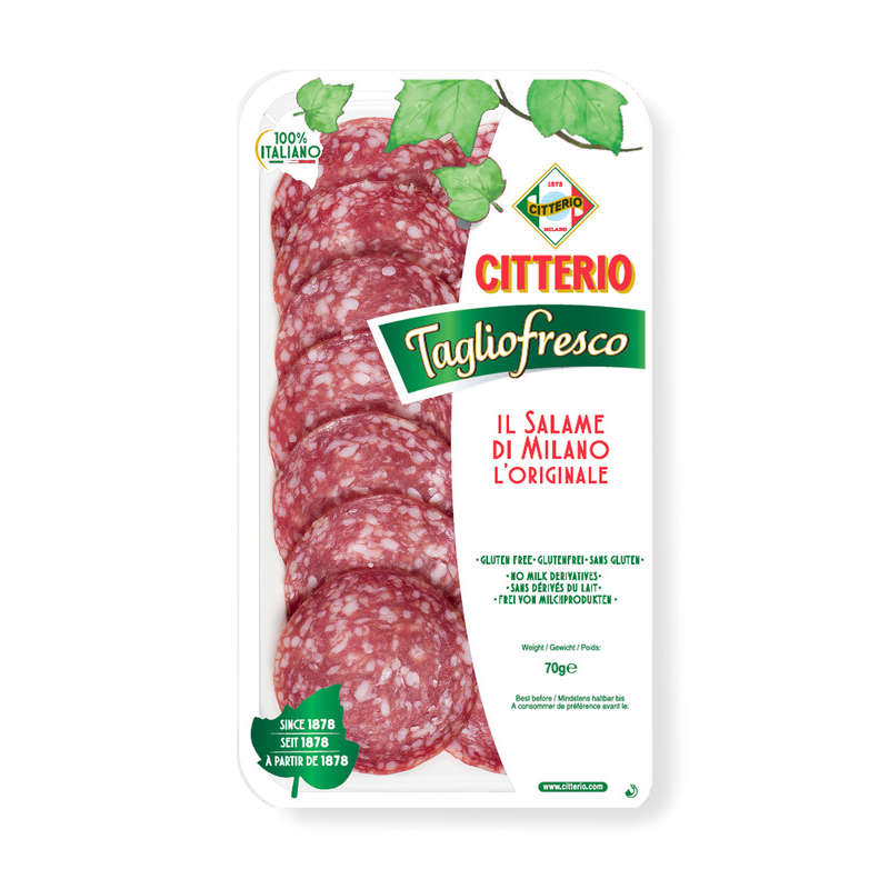 Citterio Salami De Milan Taglio Fresco 70g