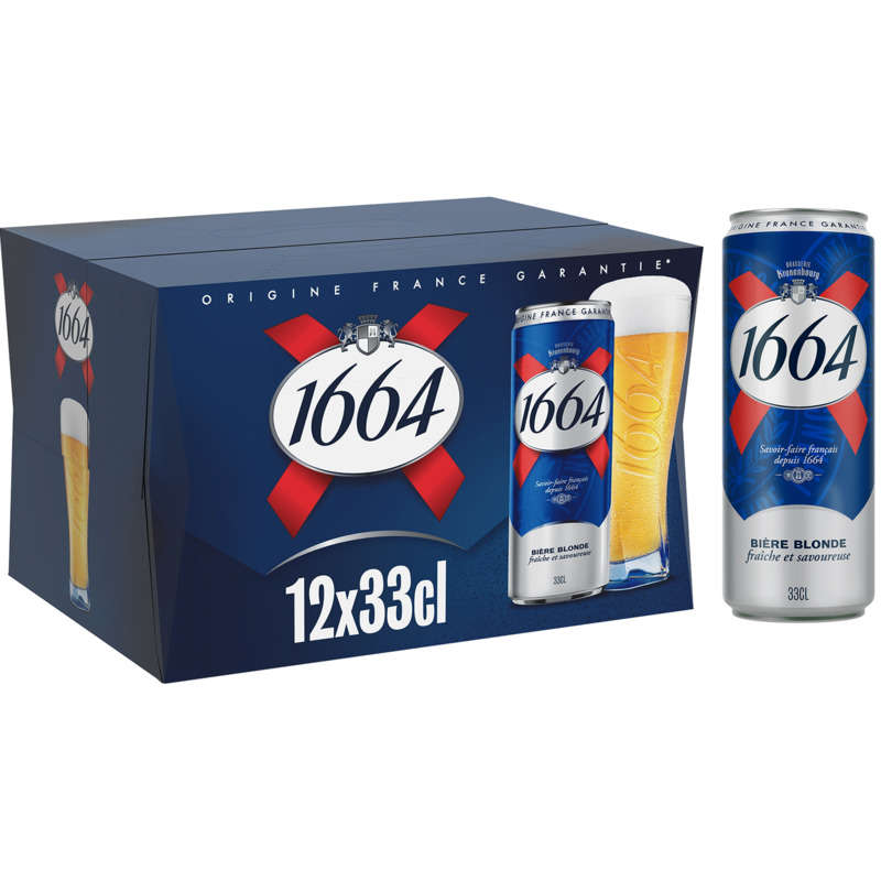 1664 Bière Blonde 12x33cl