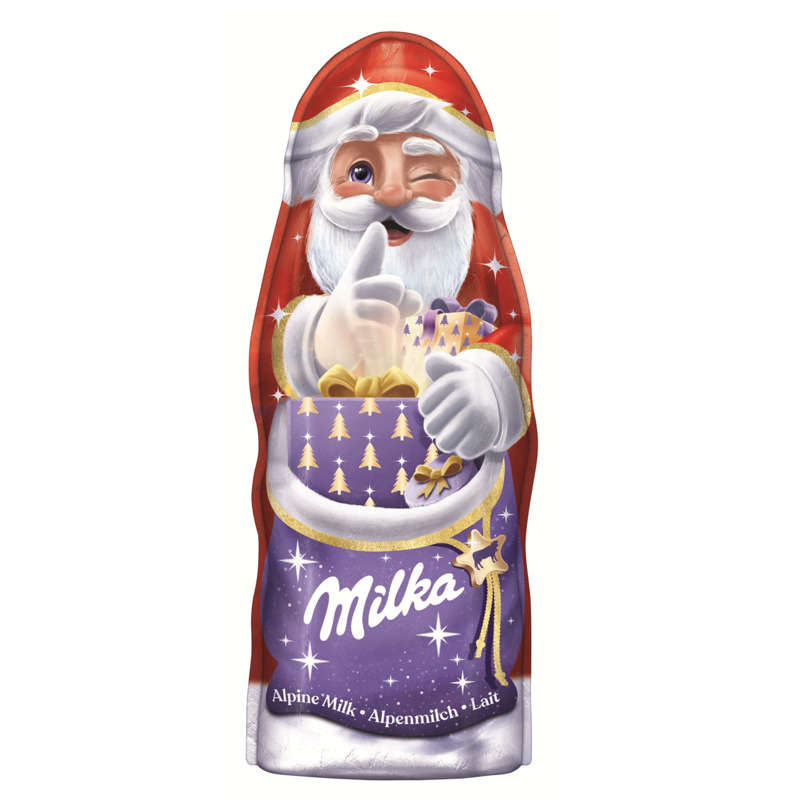 Milka Père Noël Au Chocolat Au Lait 90 G