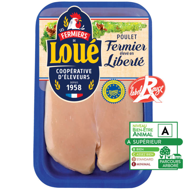 Loué Filet De Poulet Fermier Blanc x2 240g