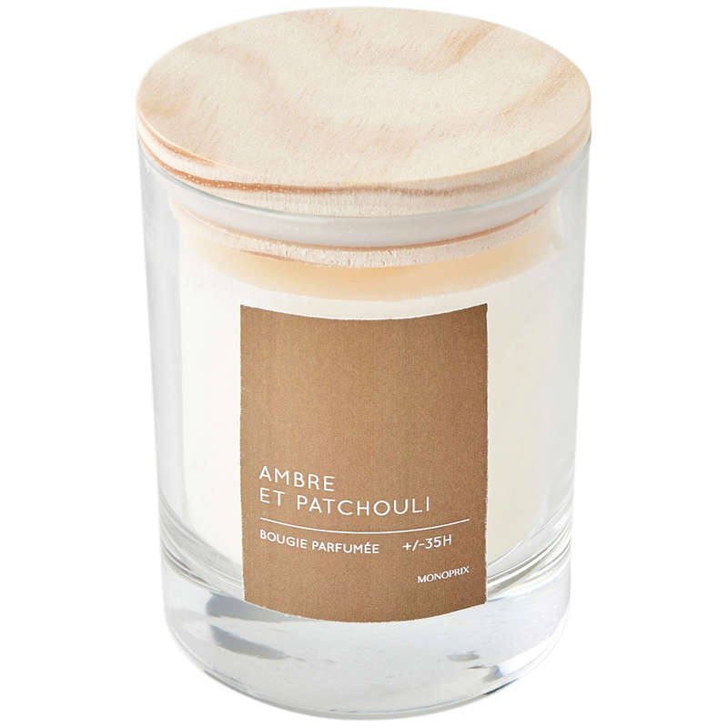 bougie verre + etiq 010 dor