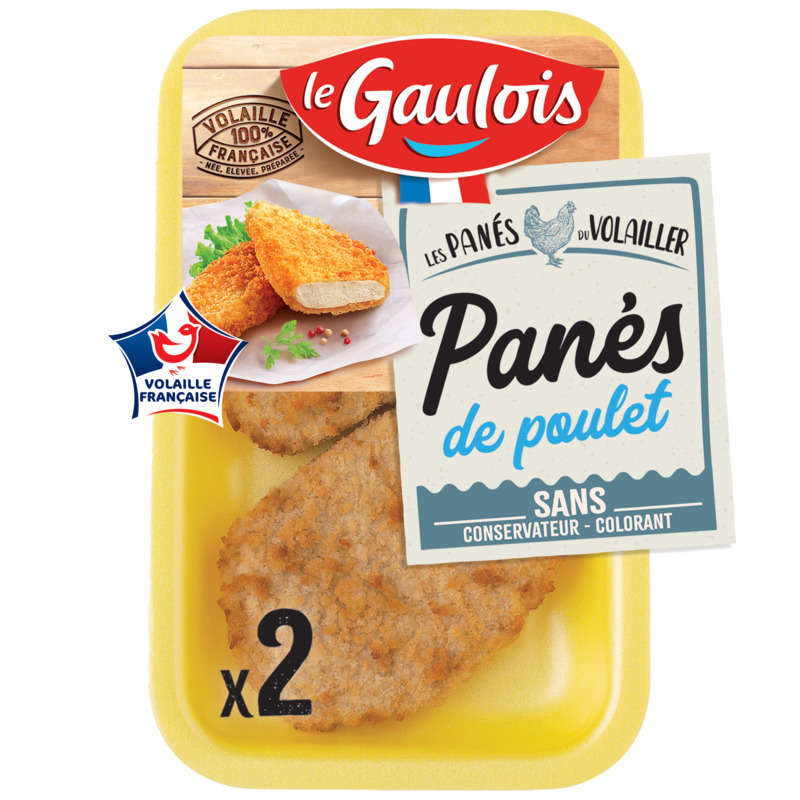 Le Gaulois Panés De Poulet 200g