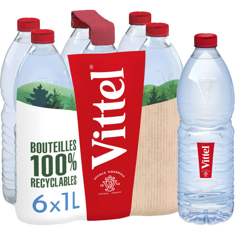 Vittel Eau Minérale Naturelle Des Vosges 6x1L