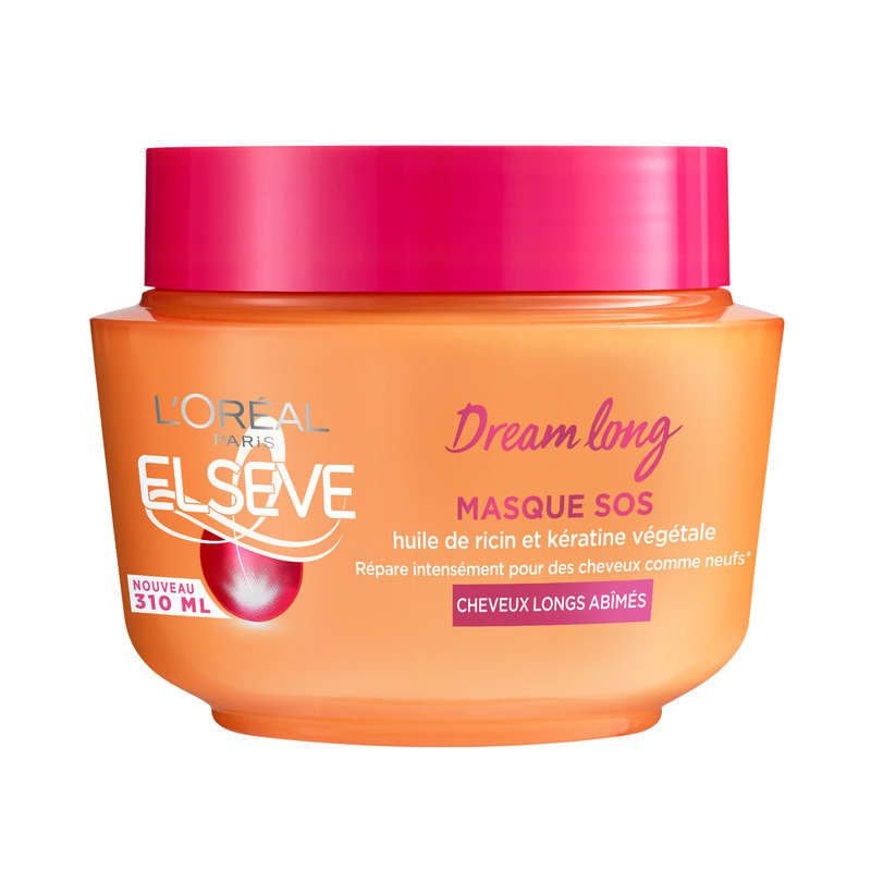 L'Oréal Paris Elseve Dream Long Masque SOS Réparateur Cheveux Long Abîmés 310ml