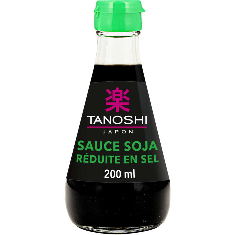 Tanoshi Japon Sauce Soja Réduite En Sel 200ml