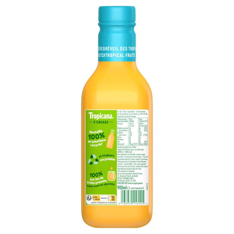 Tropicana Réveil des Tropiques 900ml