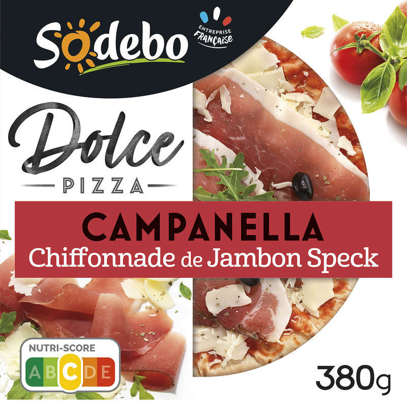 Sodebo Pizza Dolce Campanella Jambon Speck 380g